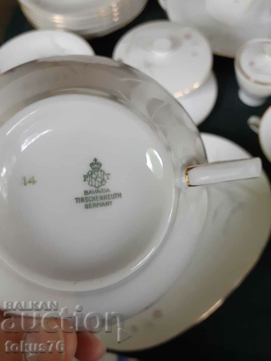Porcelain large service Bavaria Tirschenreuth Germany 31 pieces - 5 Porcelain large service Bavaria Tirschenreuth Germany 31 pieces - 5