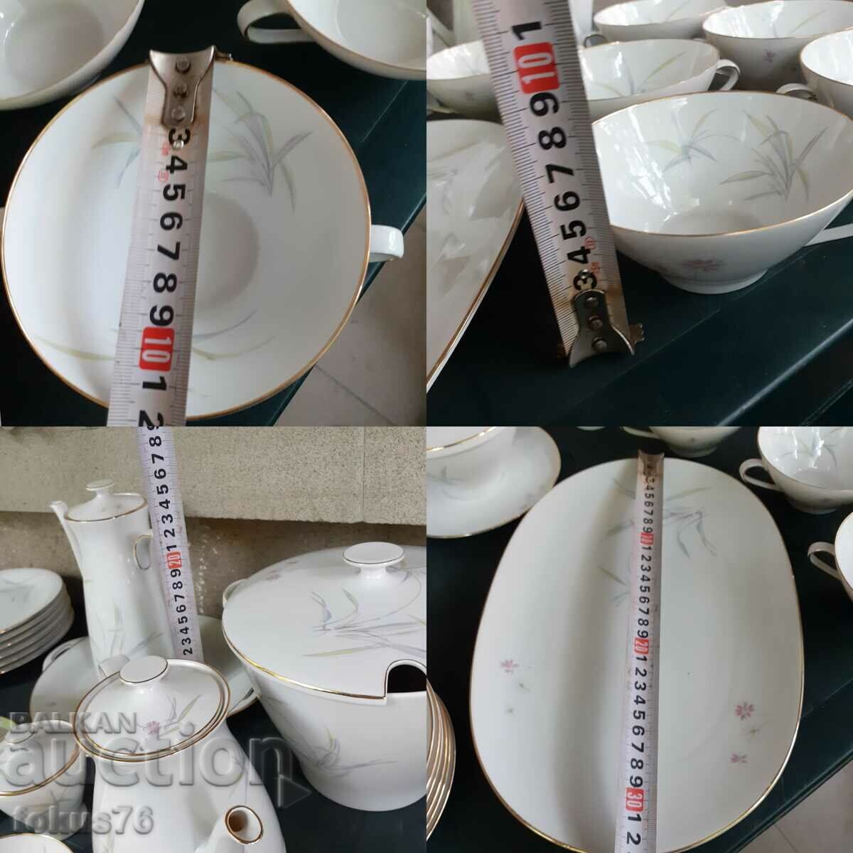 Porcelain large service Bavaria Tirschenreuth Germany 31 pieces - 7 Porcelain large service Bavaria Tirschenreuth Germany 31 pieces - 7