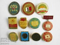 Lot of 11 old Sots badges signs community centers community center NRB