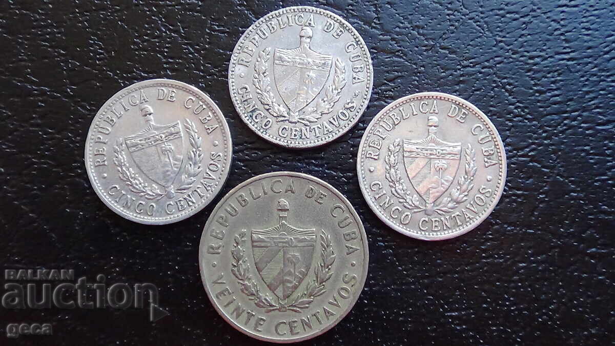 Μικτή παρτίδα τραπεζογραμματίων και κερμάτων Κούβας - 7 Μικτή παρτίδα τραπεζογραμματίων και κερμάτων Κούβας - 7