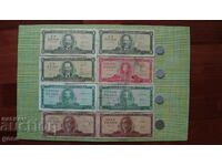 Lot mixt de bancnote și monede din Cuba