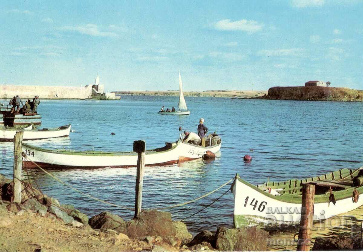 Old postcard - Michurin, The Bay