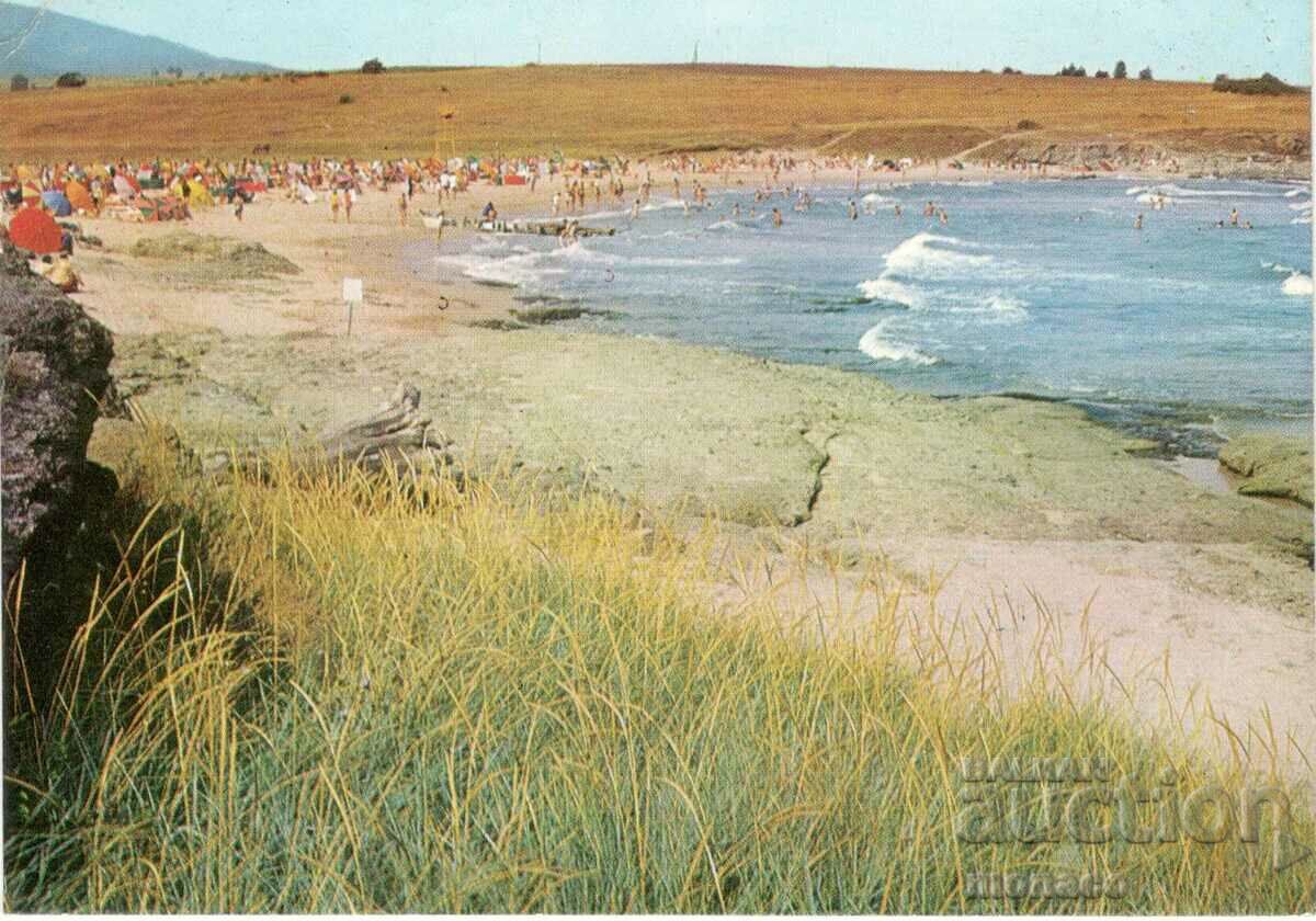 Carte poștală veche - Michurin, plaja