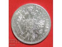 1 florin 1876 Αυστροουγγαρία ασήμι