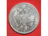 1 florin 1876 Austro-Ungaria argint COMPARAȚI ȘI EVALUAȚI !