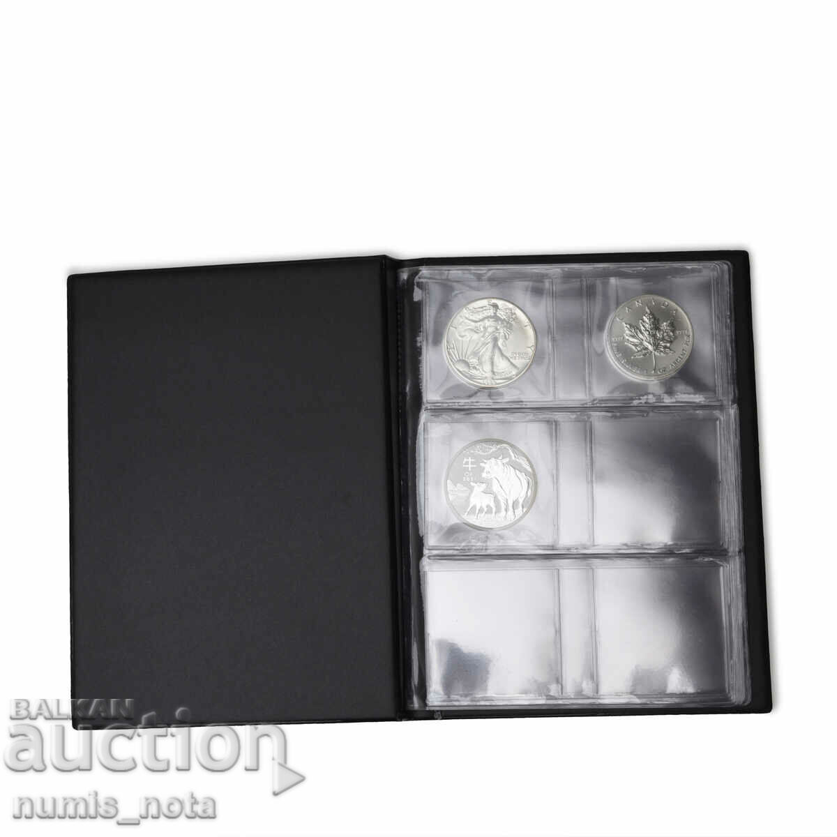 Album for 48 coins up to 41 mm. - Leuchtturm - Germany with price 25.00 BGN | € 12.78