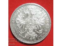 1 флорин 1884 Австроунгария сребро КАЧЕСТВО