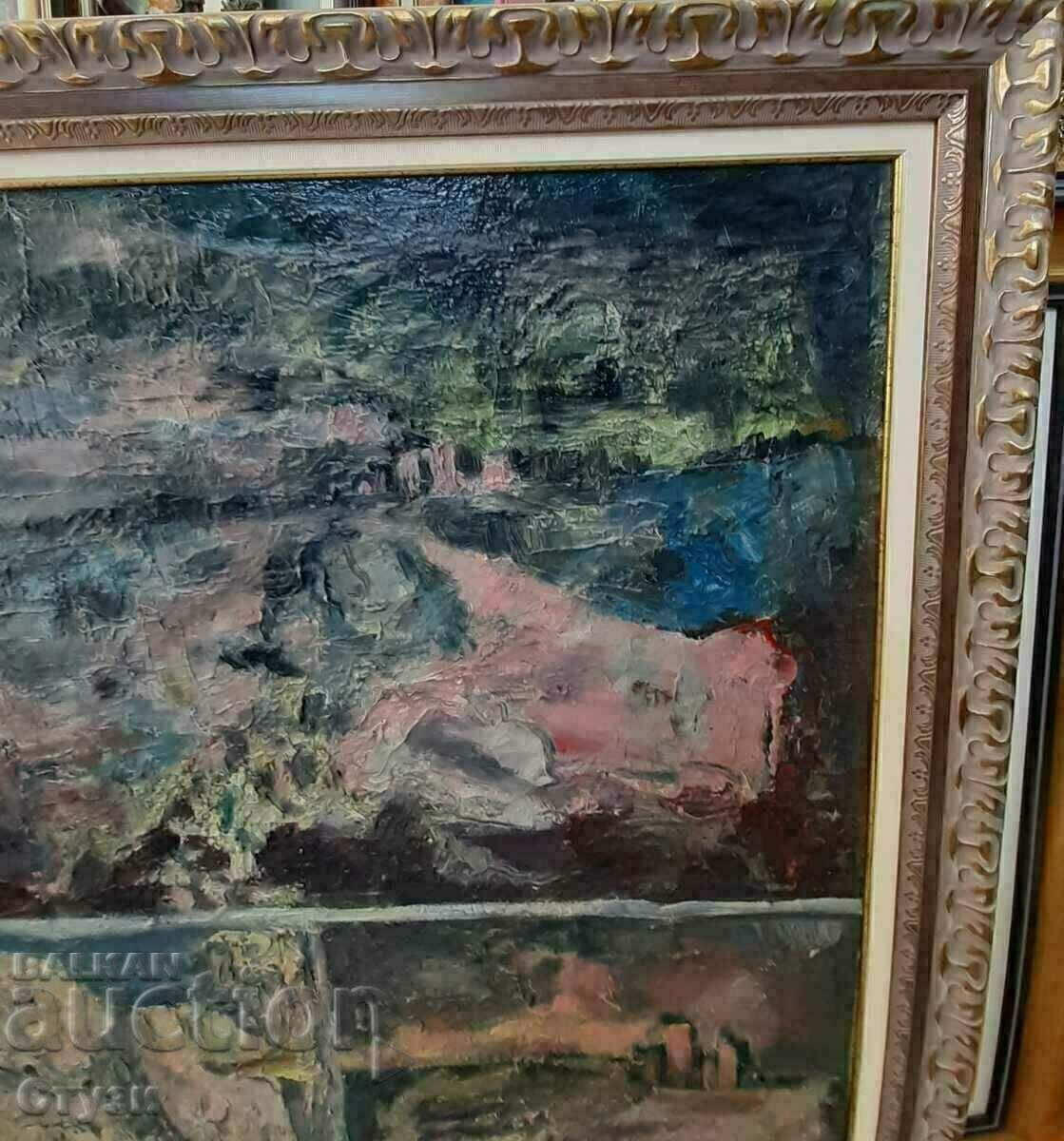 Ν. Ντάσκαλοφ (1941-2010), λάδι, 70x70εκ., πιστοποιητικό - Εκποίηση με τιμή € 480.00 | 938.80 BGN