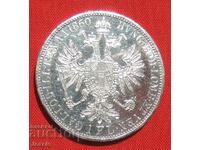 1 florin 1860 Austria-Hungary silver QUALITY