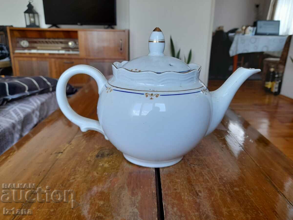 An old porcelain teapot