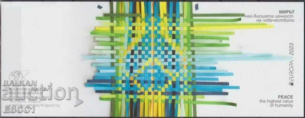 Clear marks in the Europe SEP 2023 carnet from Bulgaria with price 19.00 BGN | € 9.71 Clear marks in the Europe SEP 2023 carnet from Bulgaria with price 19.00 BGN | € 9.71