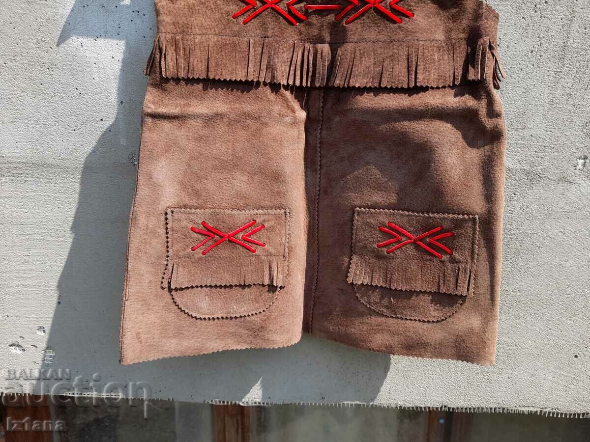 Auction Old children's leather cloth Auction Old children's leather cloth