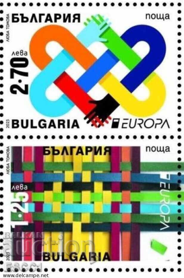 Pure stamps Europe SEP 2023 from Bulgaria Pure stamps Europe SEP 2023 from Bulgaria