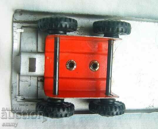 Trailer, platform, wheeler - metal toy, 17 cm - 5 Trailer, platform, wheeler - metal toy, 17 cm - 5