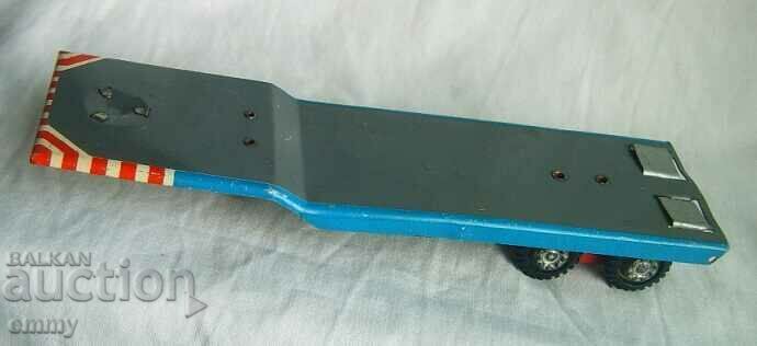 Trailer, platform, wheeler - metal toy, 17 cm