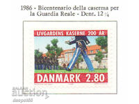 1986. Denmark. The barracks of the Royal Danish Life Guards.