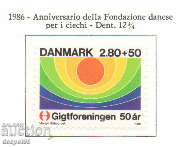 1986. Дания. 50-та годишнина на ревматичното дружество.