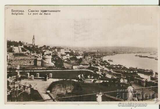 Картичка  Югославия , Белград Пристанището на р.Сава*
