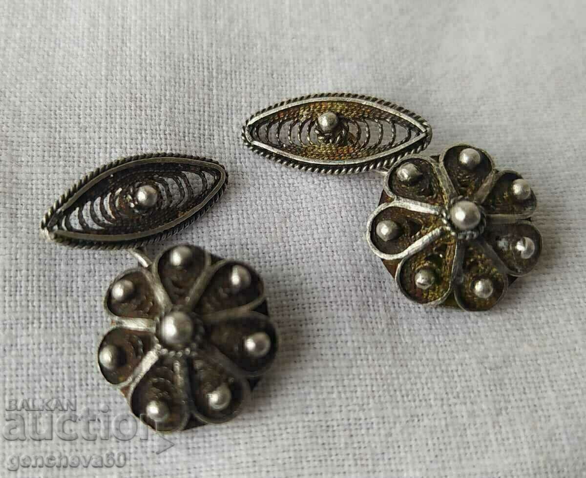 Authentic silver filigree arpalia buttonholes with price 40.00 BGN | € 20.45 Authentic silver filigree arpalia buttonholes with price 40.00 BGN | € 20.45