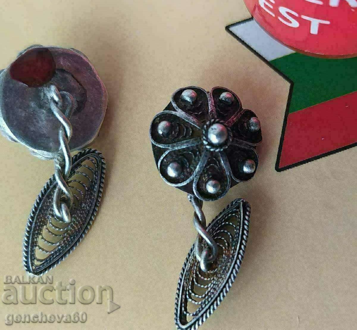 Authentic silver filigree arpalia buttonholes - 6 Authentic silver filigree arpalia buttonholes - 6