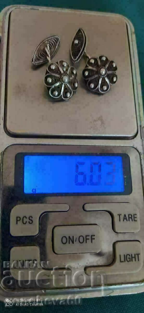 Authentic silver filigree arpalia buttonholes - 7 Authentic silver filigree arpalia buttonholes - 7