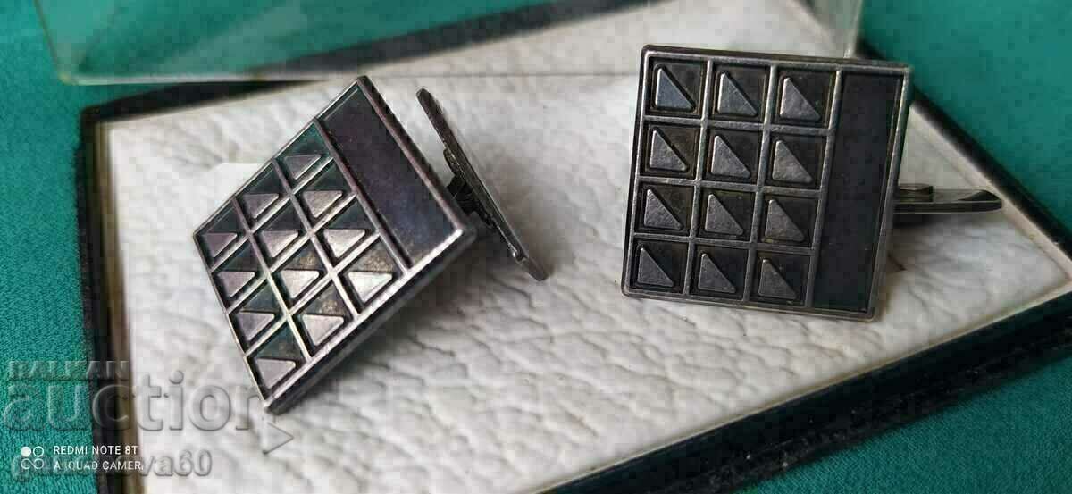 Old silver buttons, cuffs, mark 925 - 5 Old silver buttons, cuffs, mark 925 - 5