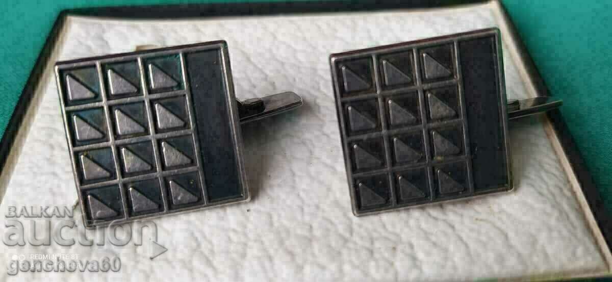 Old silver buttons, cuffs, mark 925 - 6 Old silver buttons, cuffs, mark 925 - 6