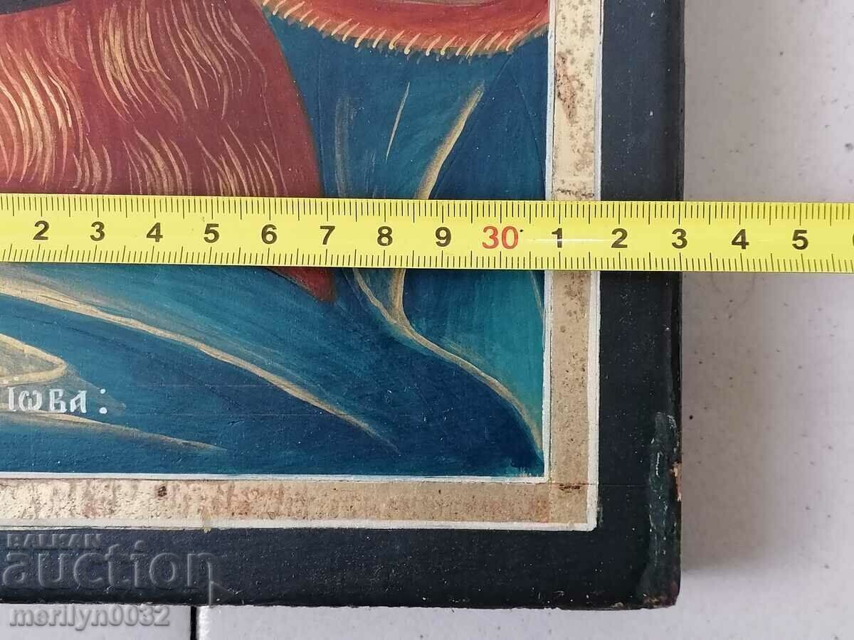 Icoana veche a Sfântului Ioan Botezătorul ORIGINAL secolul al XIX-lea - 5 Icoana veche a Sfântului Ioan Botezătorul ORIGINAL secolul al XIX-lea - 5