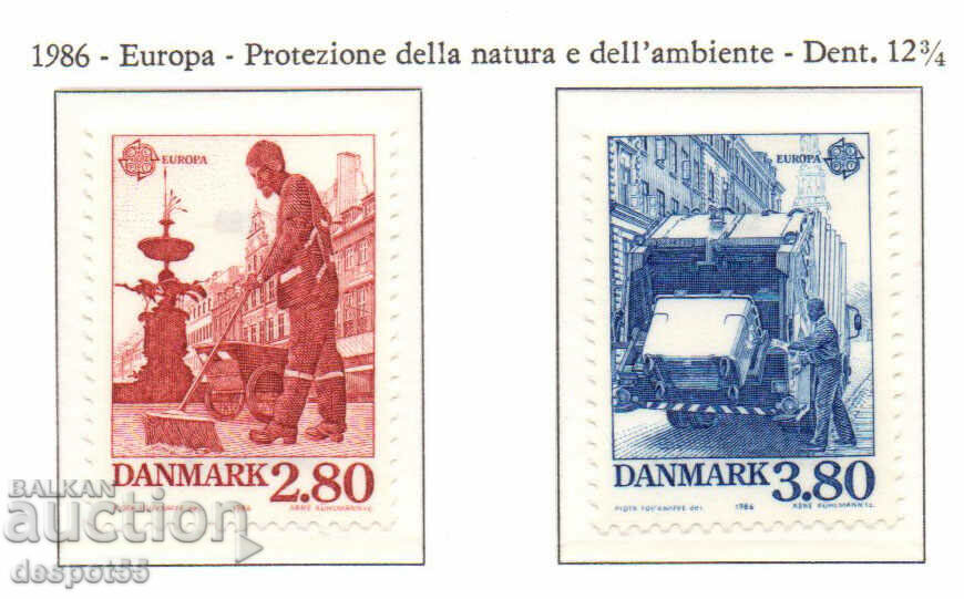 1986. Δανία. ΕΥΡΩΠΗ - Διατήρηση της φύσης.