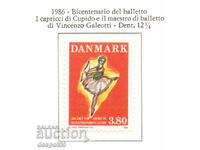 1986. Denmark. Ballet "The Caprices of Cupid and the Ballet Master".