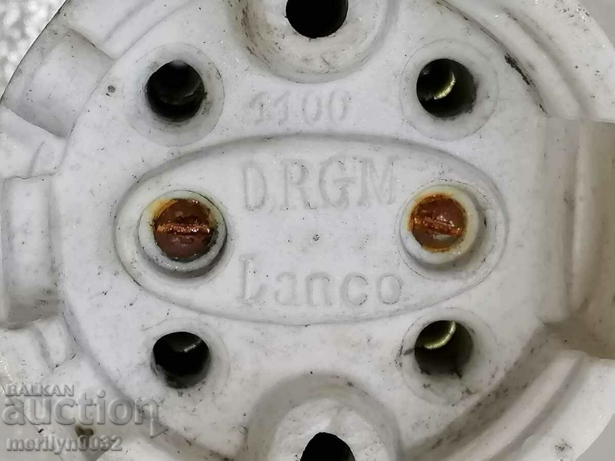 Auction 1920s porcelain LANCO German key switch Auction 1920s porcelain LANCO German key switch