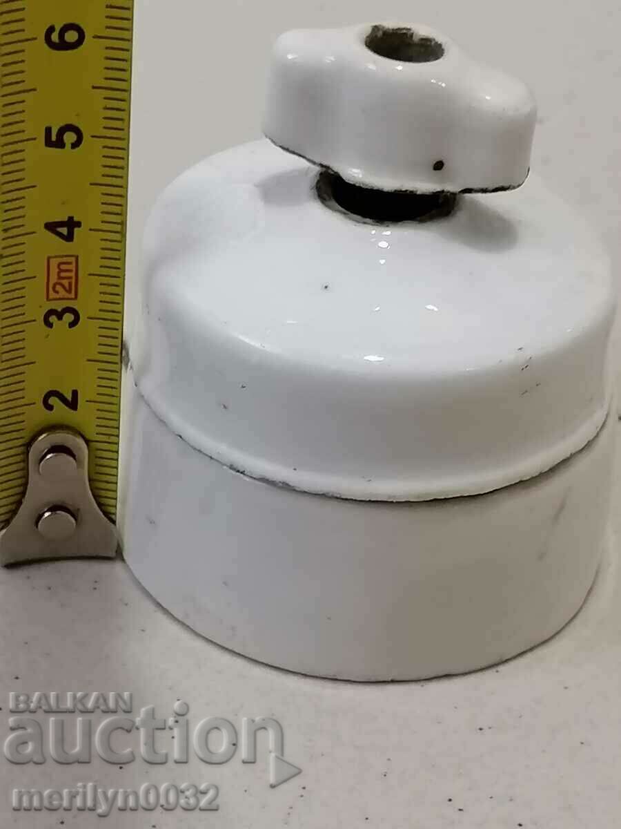 1920s porcelain LANCO German key switch - 5 1920s porcelain LANCO German key switch - 5