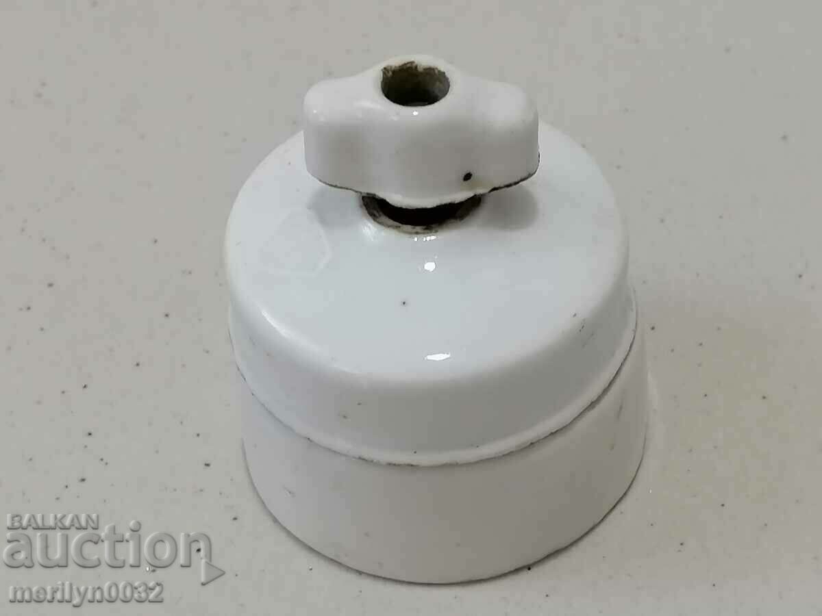 Прекъсвач немски ключ LANCO от 20-те години порцелан