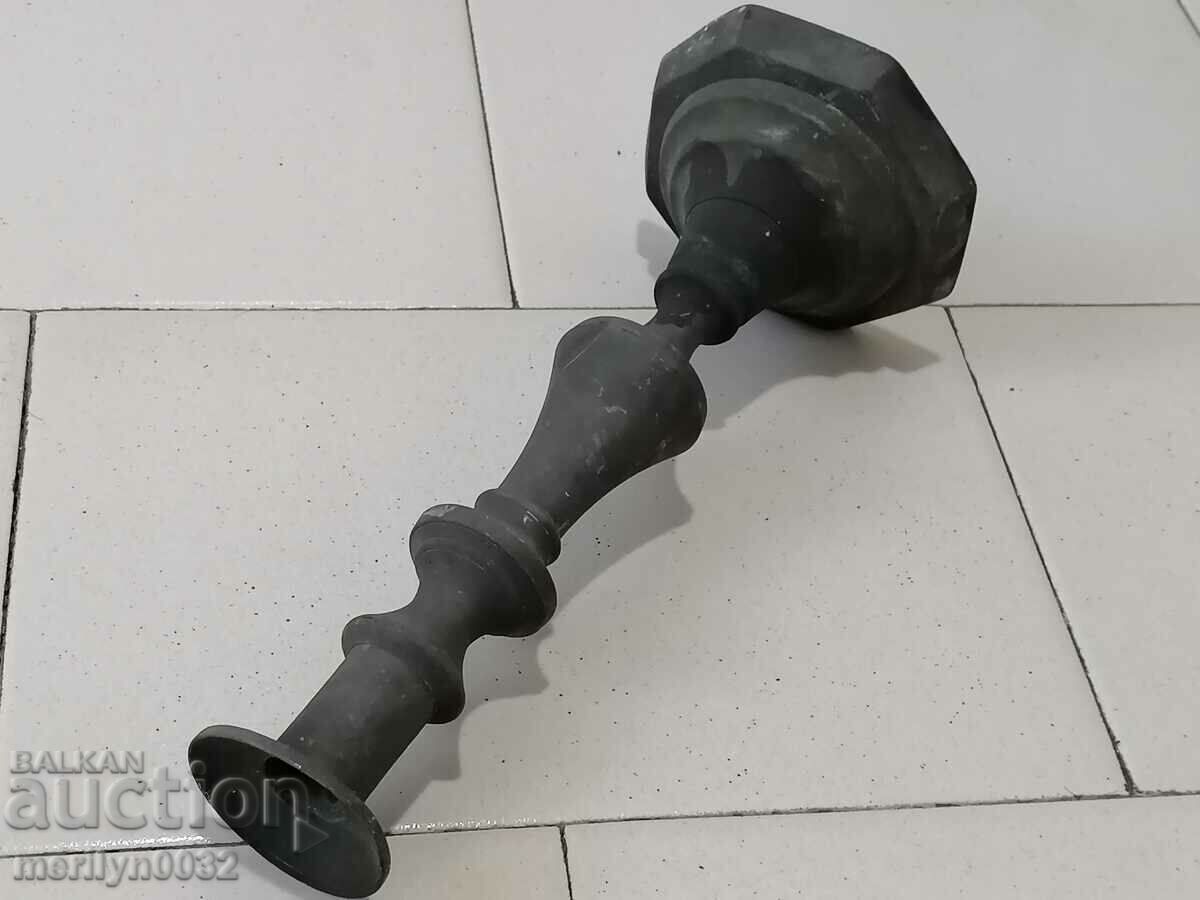 Old bronze candlestick, decor, candelabra, lamp, candle, lantern with price 54.00 BGN | € 27.61 Old bronze candlestick, decor, candelabra, lamp, candle, lantern with price 54.00 BGN | € 27.61