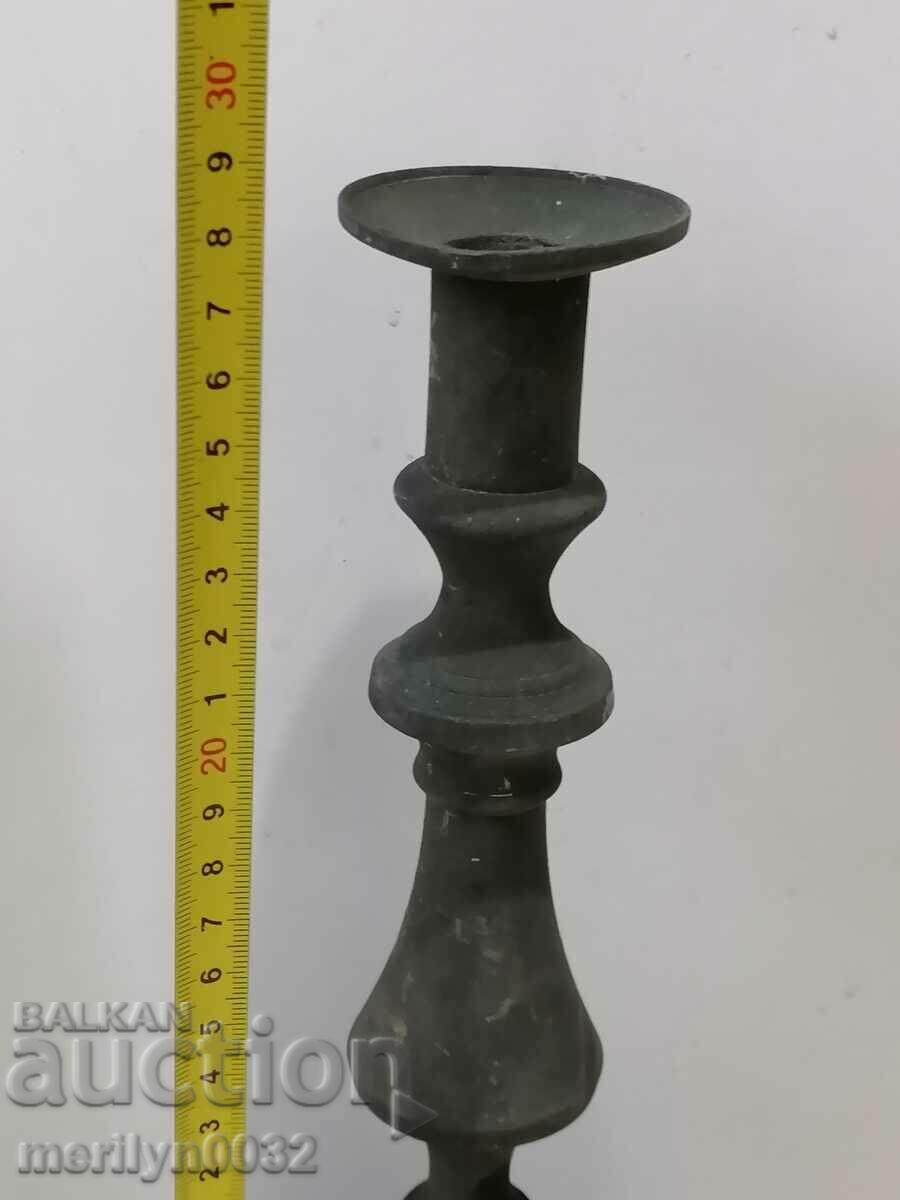 Old bronze candlestick, decor, candelabra, lamp, candle, lantern - 5 Old bronze candlestick, decor, candelabra, lamp, candle, lantern - 5