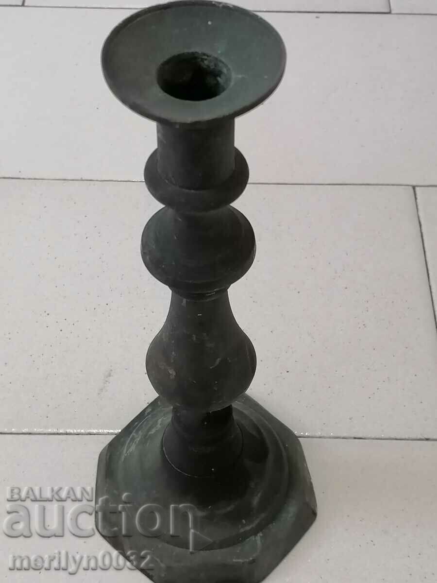 Old bronze candlestick, decor, candelabra, lamp, candle, lantern - 6 Old bronze candlestick, decor, candelabra, lamp, candle, lantern - 6