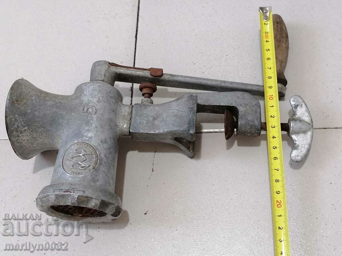 Delivery of An old meat grinder, a milling machine Delivery of An old meat grinder, a milling machine
