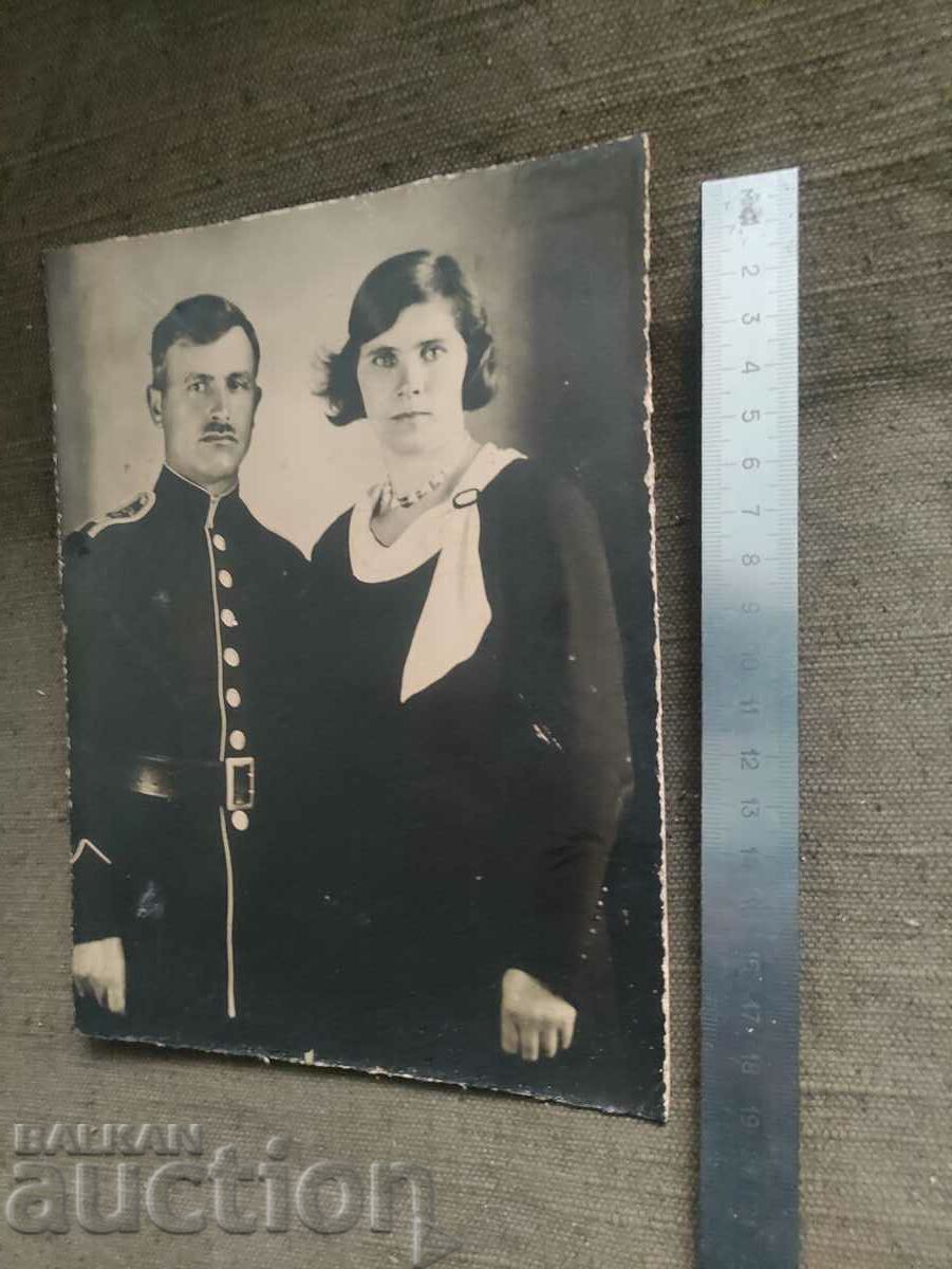 A soldier and his wife