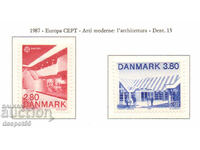 1987. Δανία. Ευρώπη - Μοντέρνα αρχιτεκτονική.