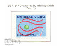 1987. Danemarca. a 8-a gimnastică din Herning.