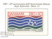1987. Дания. 25 год. на Датското дружество по епилепсия.