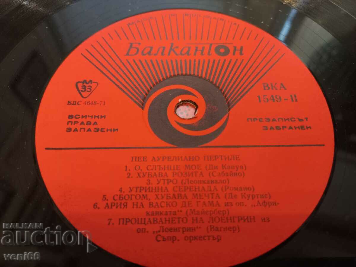 Auction VKA 1549 - Aureliano Pertile Auction VKA 1549 - Aureliano Pertile