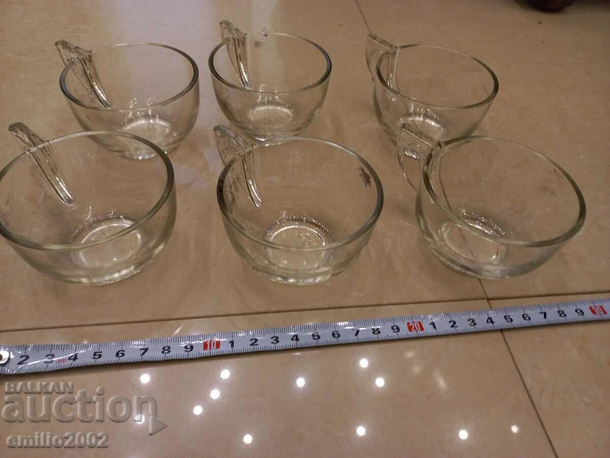 Glass cups duralex Czechoslovakia with price 7.00 BGN | € 3.58 Glass cups duralex Czechoslovakia with price 7.00 BGN | € 3.58