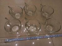 Glass cups duralex Czechoslovakia
