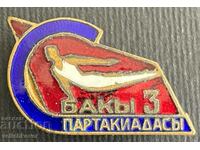 34746 USSR 3rd Spartakiad Baku Azerbaijan enamel