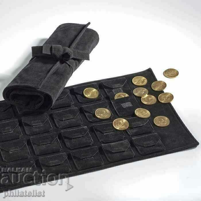 Монетно роле за 24 монети до 50мм - Leuchtturm с цена 48.00 лв. | € 24.54 Монетно роле за 24 монети до 50мм - Leuchtturm с цена 48.00 лв. | € 24.54