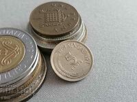 Монета - Сингапур - 5 цента | 1969г.
