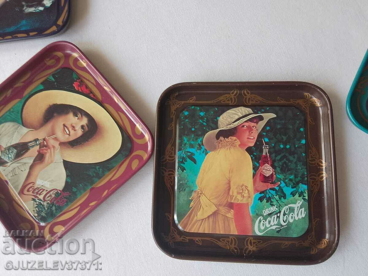 Auction  Coca Cola collection/Set of coasters with Retro Sosa designs