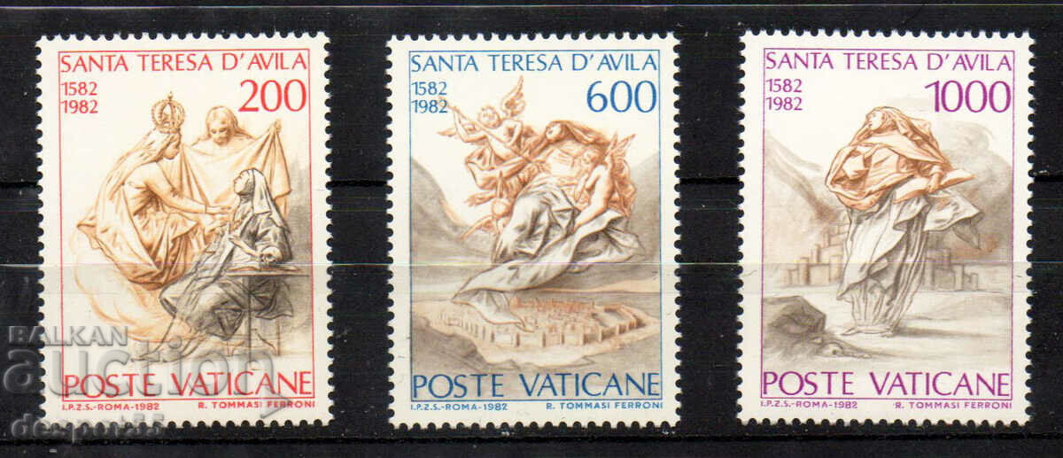 1982. The Vatican. The 400th anniversary of Saint Teresa of Avila.