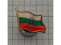 BULGARIA NATIONAL FLAG COAT OF ARMS MONARCHY BADGE PIN /
